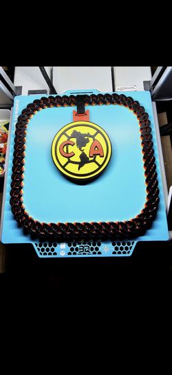 Club America Soccer Hype Chain/ Soccer/ Club America/ 3D print/ New