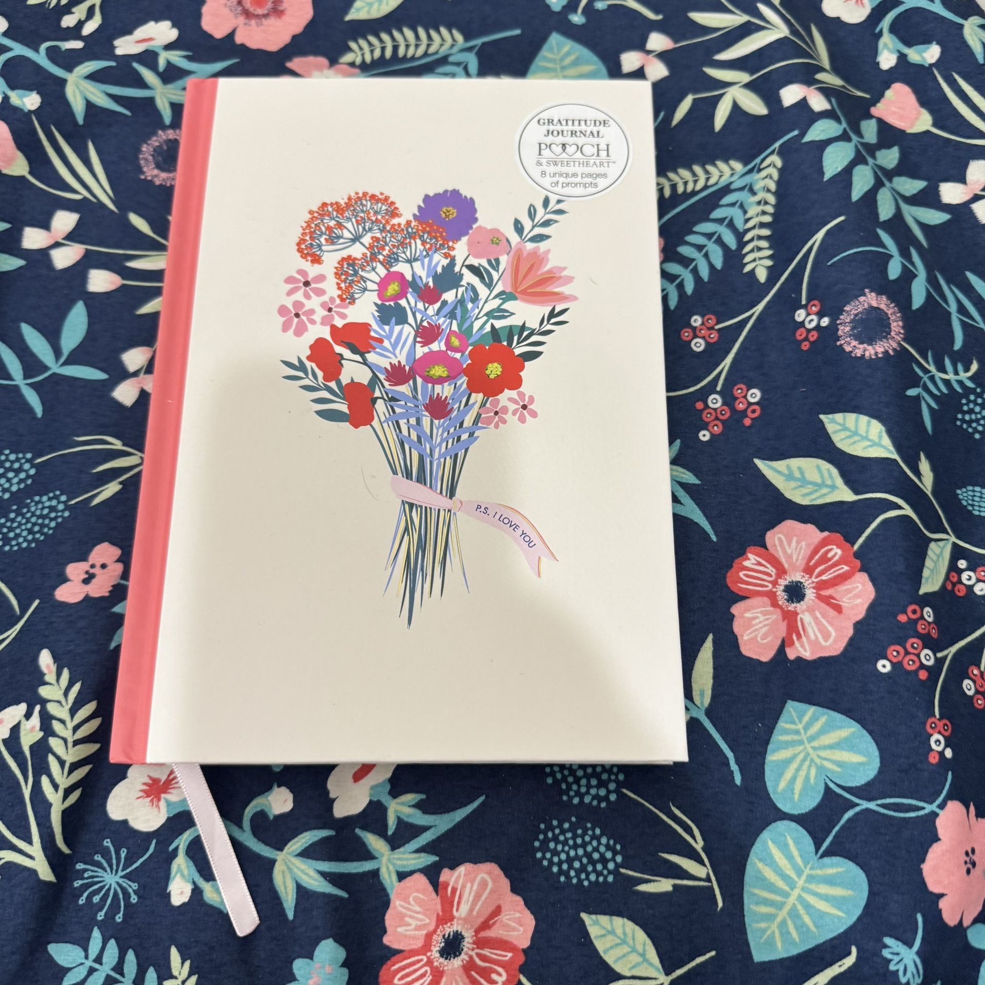Grateful journal 8 unique pages of prompts flower