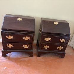 Real Wood Unique End Tables 