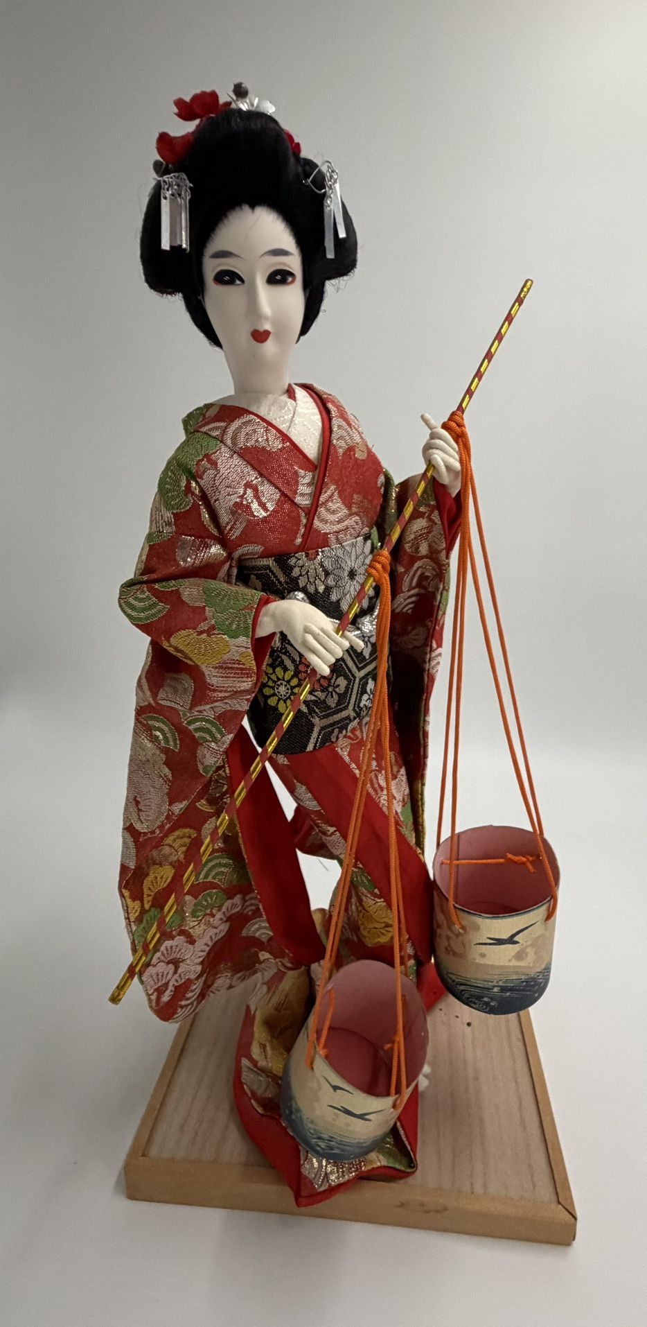 Beautiful vintage Japanese geisha doll – Made in Japan by Nishi & Co., Ltd.