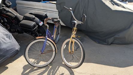 2 basic women's beach cruisers good tubes and tires