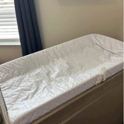 Restoration Hardware Bennett Wide Dresser Topper/Changing Table 