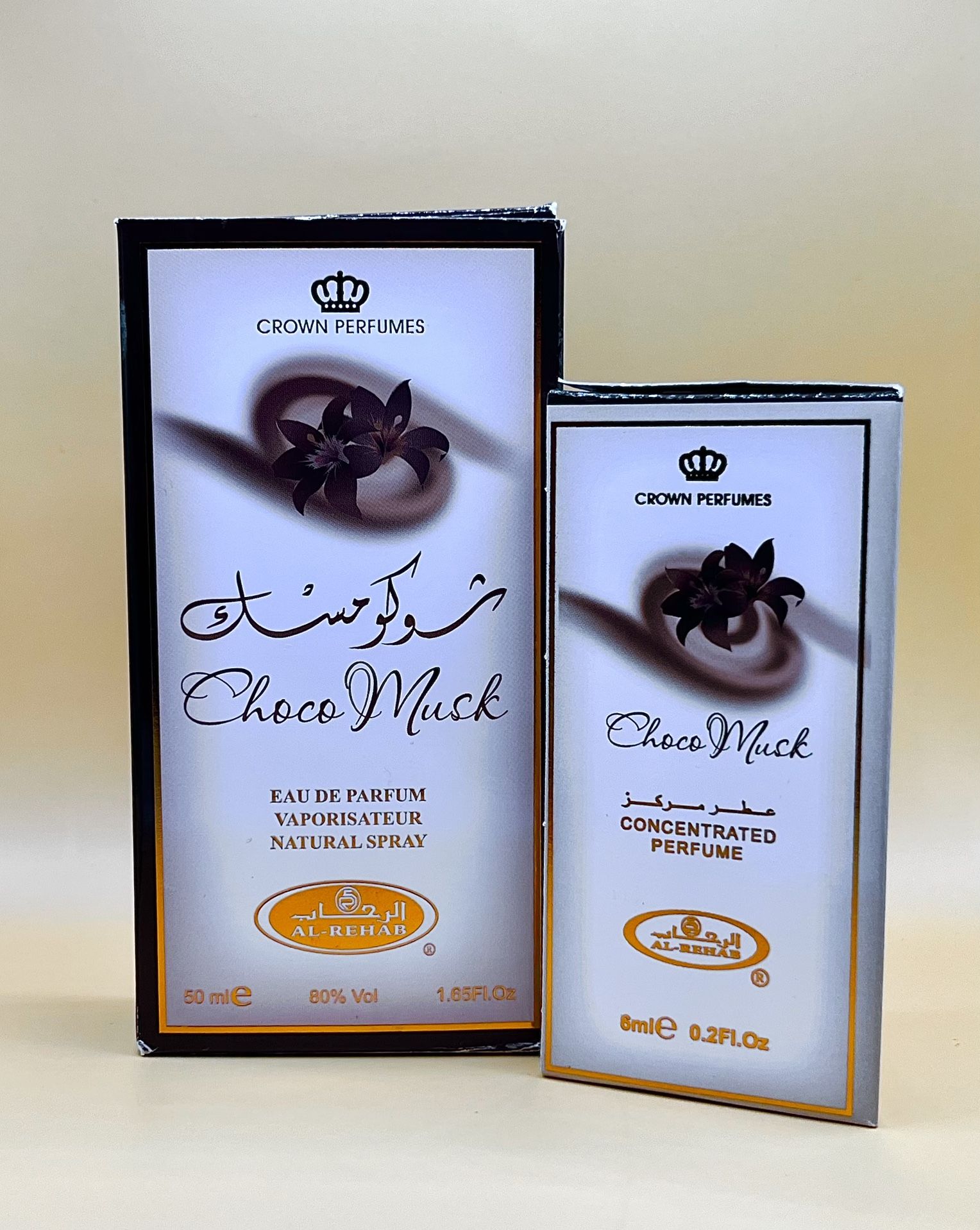 Al-Rehab Choco Musk 50ml EDP & 6ml Perfume Oil