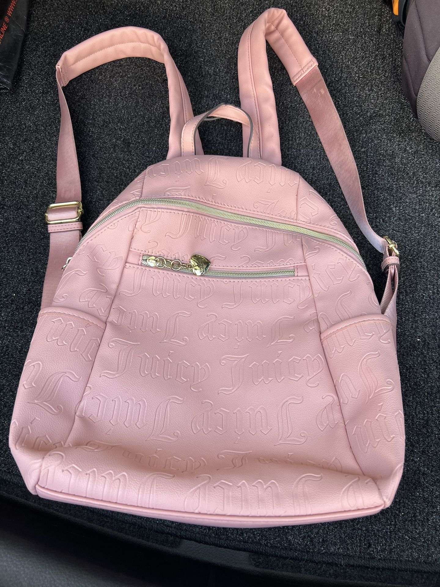 Juicy Couture Pink Backpack Like New Conditions