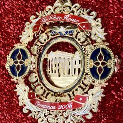 White House Christmas Ornament 2006