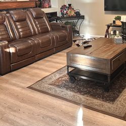 Recliners  Coffee Table Rug