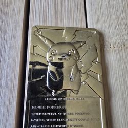 POKÉMON 1999 23k Gold Plated Cards.