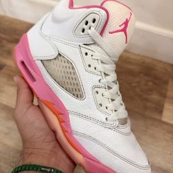 Nike Air Jordan 5 Retro WNBA  Orange 2022 GS 440892-168 Size 6.5Y Wmn 8