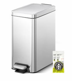 2 NEW EKO Stella Slim 10L Trash Cans – $30 Each / $50 Both