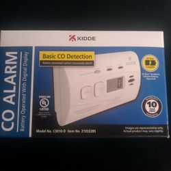 Carbon Monoxide Alarm - 10yr Battery