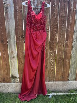 Wine Red Prom Dress
