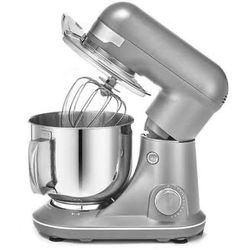 Crux Stand Mixer 5.3 Quart 3 Attachments Included Silver YM-611D Brand new in box