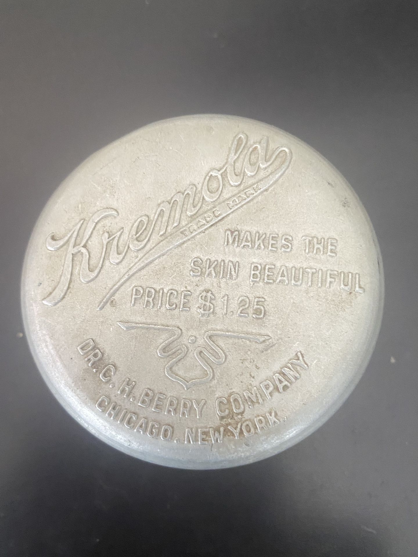 Vintage Kremola Tin