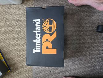 Timberland Steel Toed Shoes, Brown, Brand New