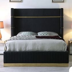New Queen Size Bed With Mattress And free Delivery, Also Comes In King 