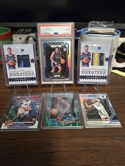 GG Jackson card lot, slab and patches