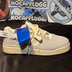 Adidas Forum Low Light Beige Leather Sneakers