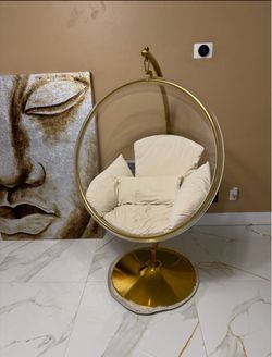 Luna Acrylic Swing Bubble Chair