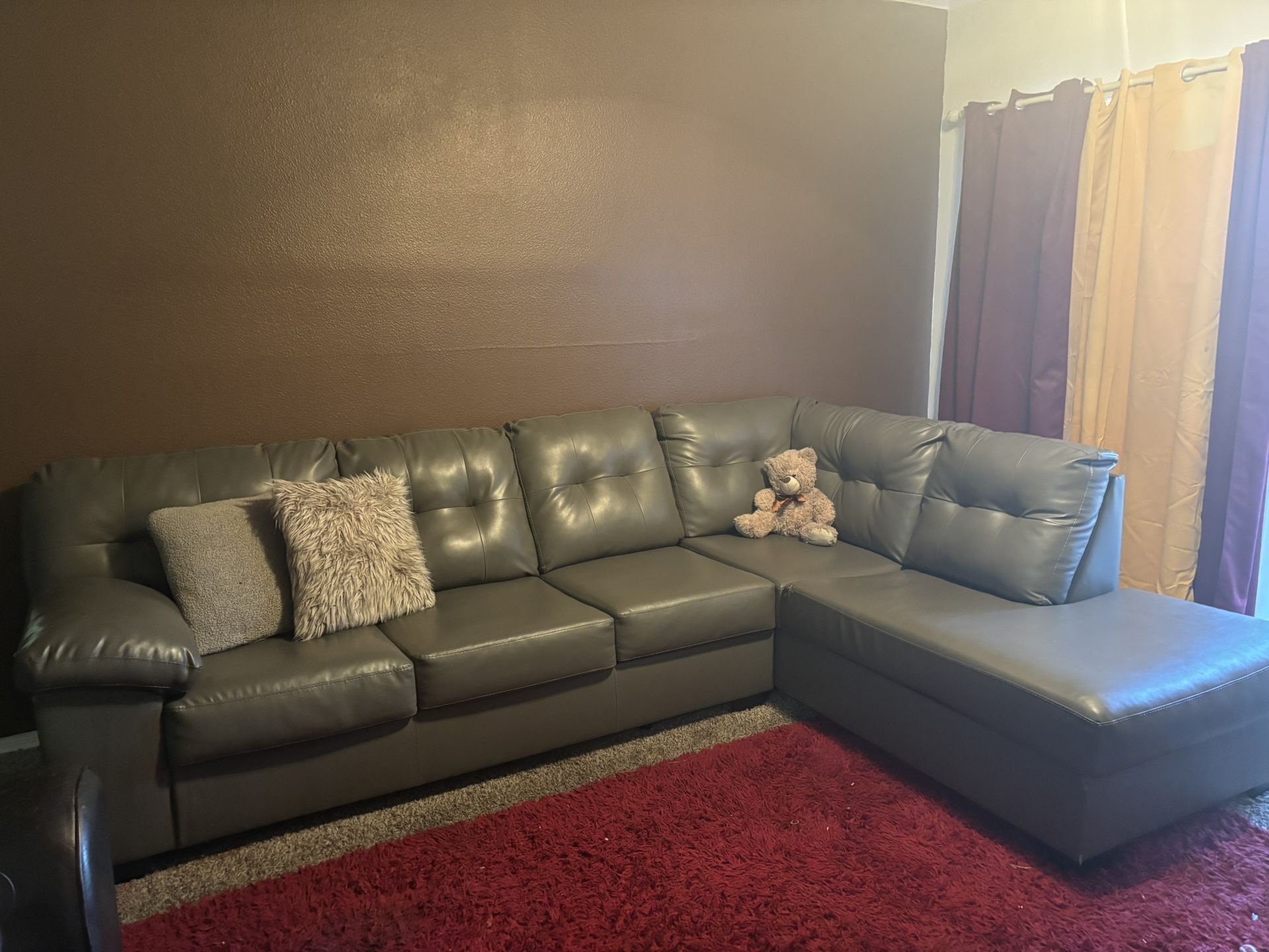 Leather couch