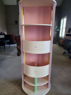 Rotating Dress-Up Storage with Mirrors, Costume Organizer