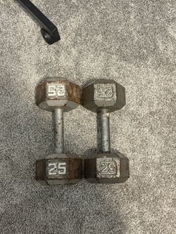 25 LBS Dumbells