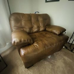 Leather Club Chair 
