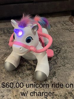 Unicorn Childrens Ride On