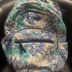 VERA BRADLEY BACK PACK LAPTOP CAMPUS SCHOOL BAG WORK 