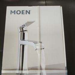 MOEN Genta Single Handle Faucet 3 AVAILABLE Each $80