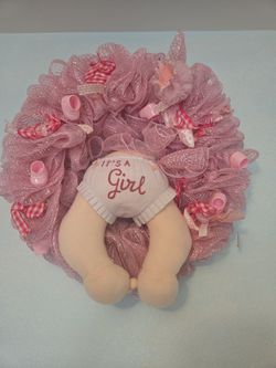 Its a girl wreath