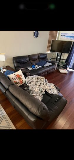 Reclining couch and sofa