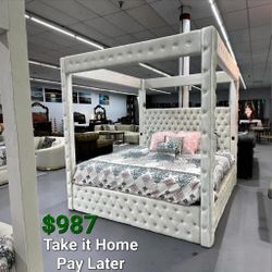 Royal Velvet Queen Bed