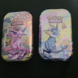 Prismatic mini tins x2