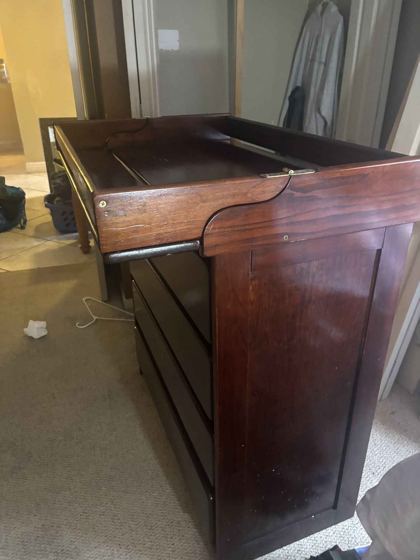 Free Baby Changing Table Wood 