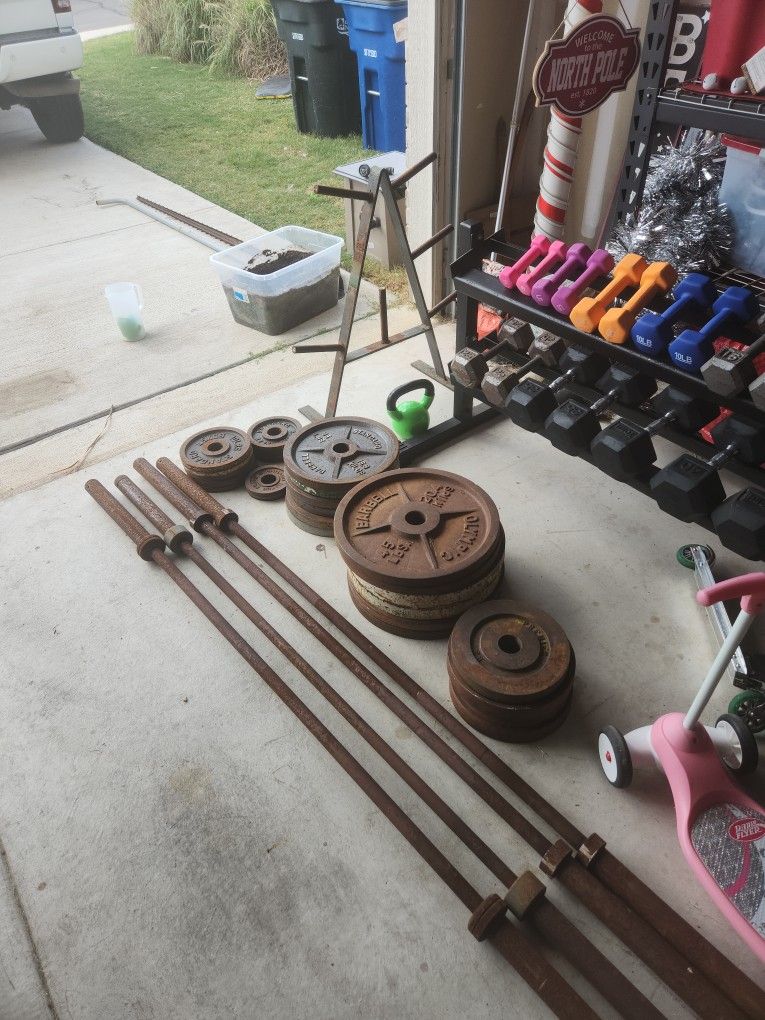 Free Weights Olympic for Sale in San Antonio, TX OfferUp