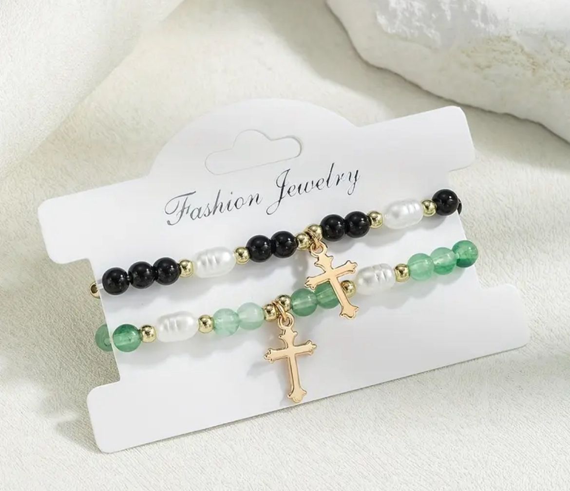 πΈ Handcrafted Healing Crystal Bracelet Collection β¨