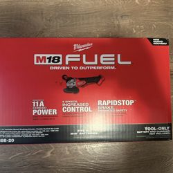 M18 FUEL 18V Lithium-Ion Brushless Cordless 4-1/2 in./5 in. Grinder with Variable Speed & Paddle Switch (Tool-Only)