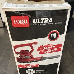 Toro Ultra Blower 340-CFM 260-MPH Corded Electric Handheld Leaf Blower
