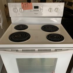 Whirlpool Coil Top Stove Range  . Warehouse pricing.   Warranty  . Delivery Available . 2522 Market st. 33901
