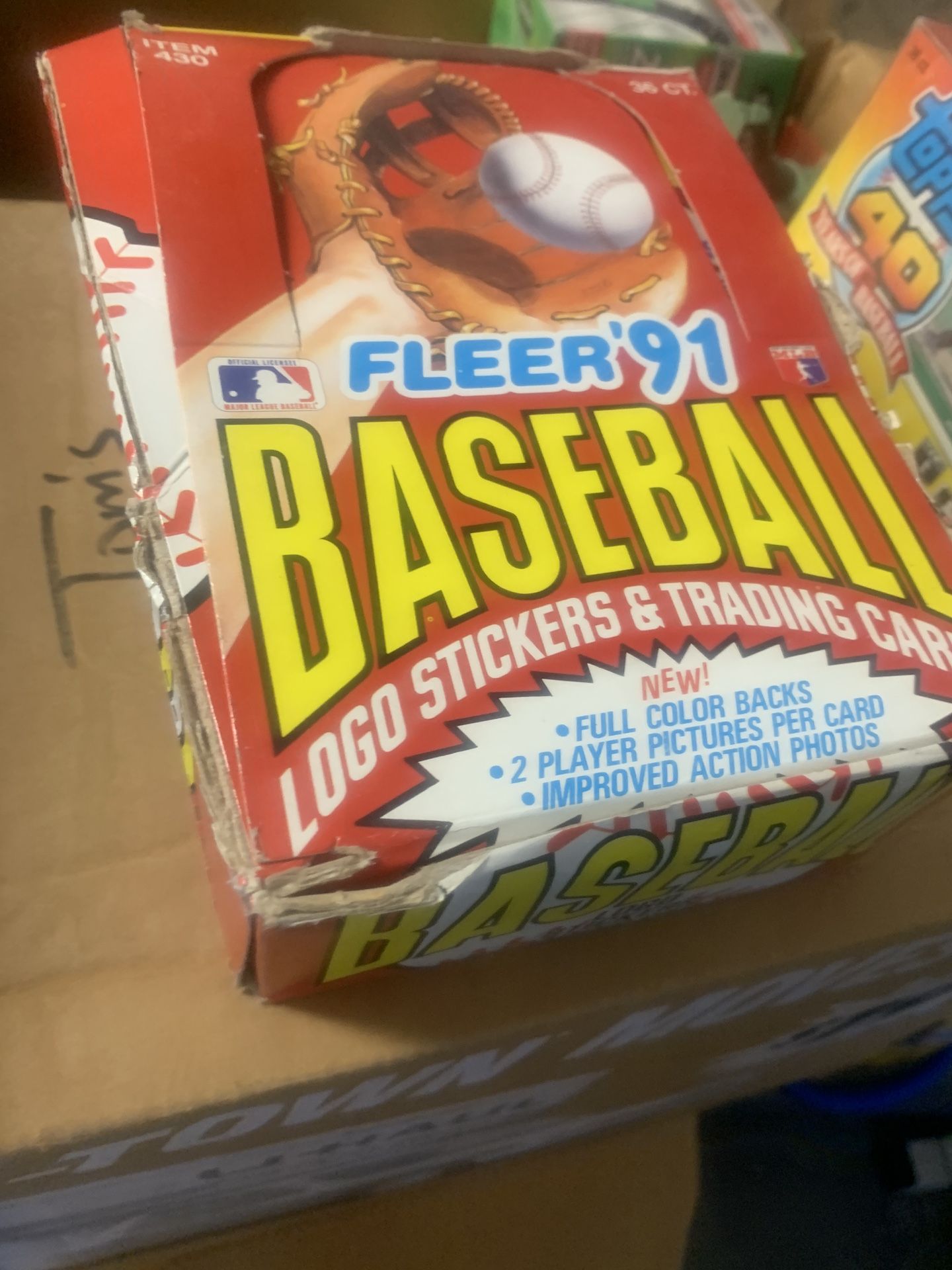 1991 Fleer Baseball Cards Full Unopened Box