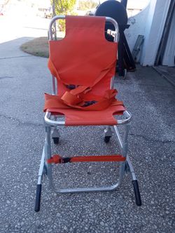 Line 2 Design EMS Medical Two Wheel Foldable Aluminum Left Stair Chair