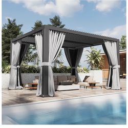 New In Box，12x14 louvered pergola（ see description 