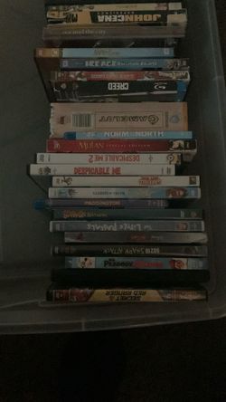 40 plus DVDs for family and kids
