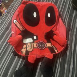 Marvel Deadpool Backpack Full Size Kids