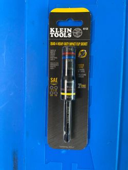 Klein Tools Quad-4 Heavy-Duty Impact Flip Socket
