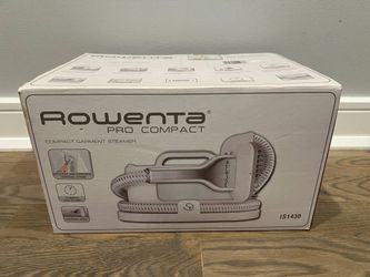 Rowenta IS1430 Pro Compact Garment Fabric Steamer w/ Accessories