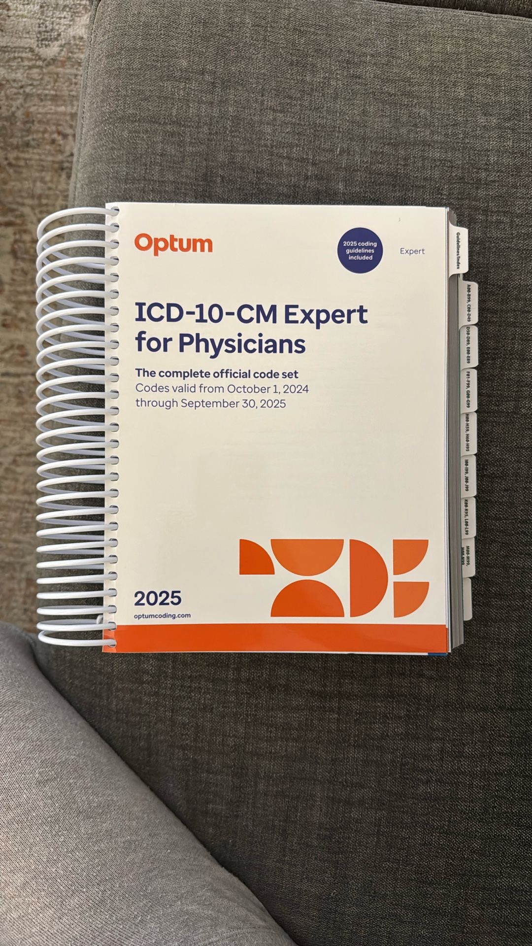Optum 2025 ICD-10-CM Expert for Physicians – Brand New