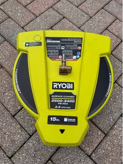 Ryobi 15” surface cleaner 2(contact info removed) PSI