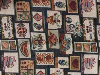 Home Sweet Home Tapestry Fabric