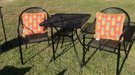 Wrought Iron Patio Bistro Set